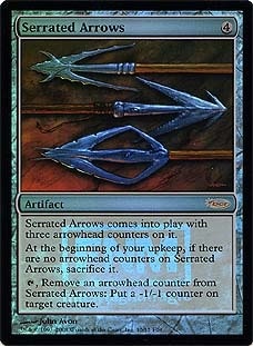 (Promo-FNM)Serrated Arrows/鋸刃の矢